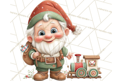 Gnome Train Clipart Holiday Express Clip Art Christmas Product Image 5
