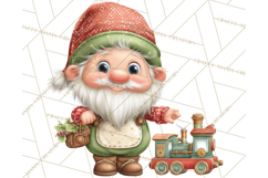 Gnome Train Clipart Holiday Express Clip Art Christmas Product Image 2