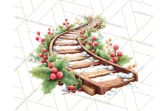 Gnome Train Clipart Holiday Express Clip Art Christmas Product Image 4