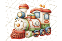 Gnome Train Clipart Holiday Express Clip Art Christmas Product Image 2