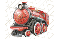 Gnome Train Clipart Holiday Express Clip Art Christmas Product Image 4