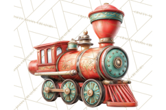 Gnome Train Clipart Holiday Express Clip Art Christmas Product Image 3