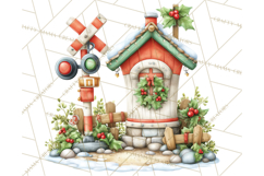 Gnome Train Clipart Holiday Express Clip Art Christmas Product Image 2