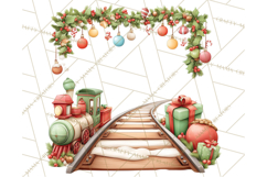 Gnome Train Clipart Holiday Express Clip Art Christmas Product Image 5