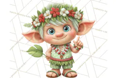 Tropical Santa Clipart Beach Christmas Clip Art Holiday PNG Product Image 2