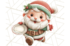 Tropical Santa Clipart Beach Christmas Clip Art Holiday PNG Product Image 3