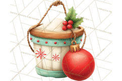 Tropical Santa Clipart Beach Christmas Clip Art Holiday PNG Product Image 3