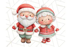 Tropical Santa Clipart Beach Christmas Clip Art Holiday PNG Product Image 3