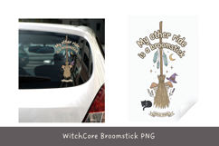 Other Ride Is a Broomstick| Witch Vibes Cute PNG Product Image 1