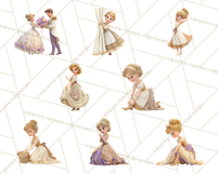 Midnight Princess Fairy Tale Royal Ball PNG Clipart Product Image 5