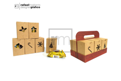 Christmas Symbols Crate Box Product Image 1