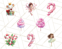 Diverse Ballerina Nutcracker Clipart PNG Product Image 2