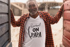 Hooked On Papa - Hand Lettered SVG Product Image 1