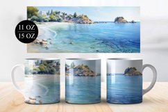Beach Landscape Mug Sublimation Bundle - 15 &amp; 11 oz Product Image 5