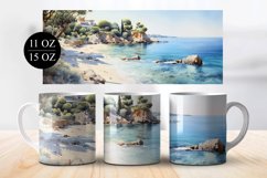 Beach Landscape Mug Sublimation Bundle - 15 &amp; 11 oz Product Image 7