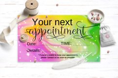 Appointment Card Template Product Image 2