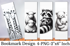 Cute Animal Printable Bookmarks Product Image 1