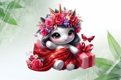 Unicorn Princess Sublimation Design PNG Product Image 1