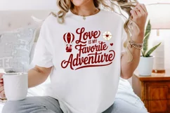 Love is my favorite adventure Sublimation PNG Product Image 3