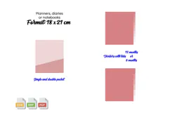 Tabbed dividers with pockets for 18cm x 21cm Product Image 1