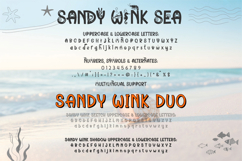Sandy Wink Fonts | Playful Sea Font Family with 5 Cute Style Product Image 8