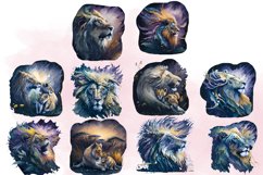 Watercolor Magic Lion Product Image 2