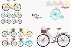 Bikes Cliparts | Bicycle Illustrations Product Image 1