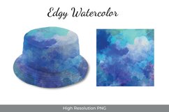 Green Blue Edgy Watercolor Background PNG Product Image 1