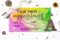 Appointment Card Template Product Image 5
