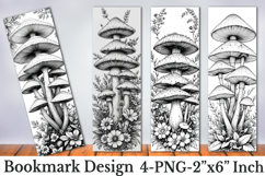 Mushroom Printable Bookmarks Product Image 1