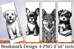 Dog Printable Bookmarks Product Image 1