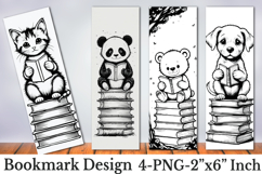 Cute Animals Printable Bookmarks Product Image 1