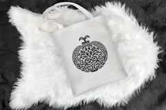 Pumpkins in Celtic Art- Style Autumn Detailed SVG Product Image 19