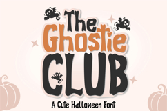 The Ghostie Club | Cute Halloween Font Product Image 1