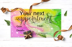 Appointment Card Template Product Image 4