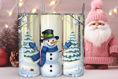 Winter Wonderland Snowman Tumbler Wrap Product Image 1