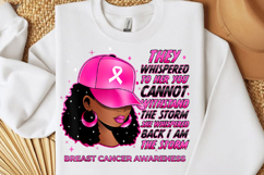I&#039;m The Storm Black Women Png Breast Cancer Survivor Pink Product Image 2