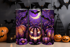 Halloween Tumbler Wrap PNG Product Image 1