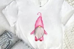 Watercolor Valentine Gnome PNG Clipart Product Image 3