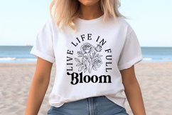 Live life in full bloom SVG Product Image 8