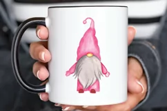 Watercolor Valentine Gnome PNG Clipart Product Image 2