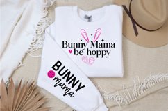 Bunny Mama be Hoppy Sleeve SVG Product Image 1