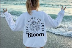 Live life in full bloom SVG Product Image 3