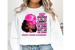 I&#039;m The Storm Black Women Png Breast Cancer Survivor Pink Product Image 3