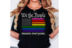We The People Means Everyone SVG PNG, Usa Lgbt Equality svg Product Image 2