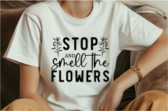 Stop and smell the flowers SVG Product Image 2