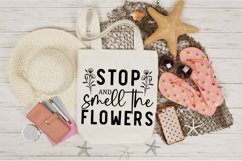 Stop and smell the flowers SVG Product Image 5