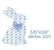 Spring Bunny Rabbit Design | Easter Bunny Product Image 5
