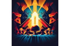 Holy Supper, Commemoration, Future Dreams AI 8k Resolution Product Image 1