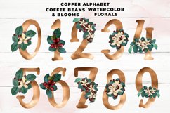 Copper Coffee Floral Alphabet Product Image 2